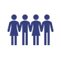 Icon of four people standing next to each other