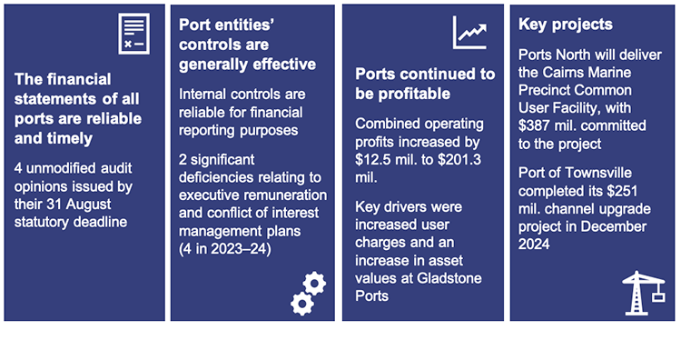 Chapter 6 port entities snapshot infographic